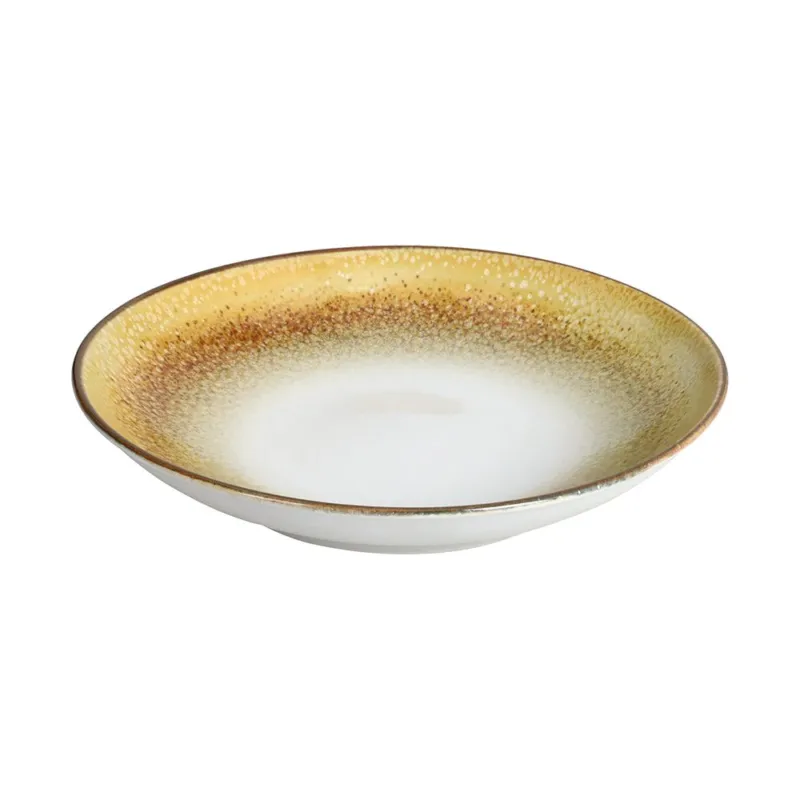 Piatto cous cous 26 cm Mustard Porcellana Giallo Affare