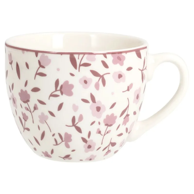 Tazza the senza piatto 200 cc Cottage New Bone China Multicolor Esclusivo
