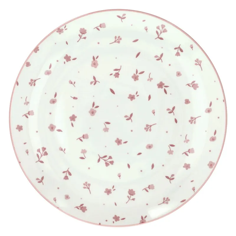 Prezzo Ridotto Piatto piano 27 cm Cottage Porcellana Rosa