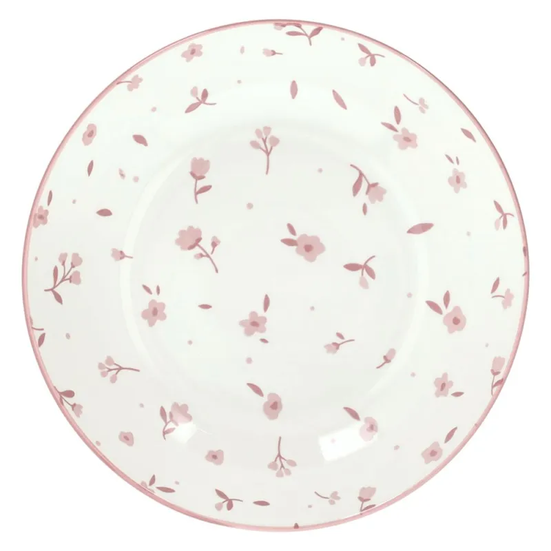 Piatto fondo 20 cm Cottage Porcellana Rosa Bestseller