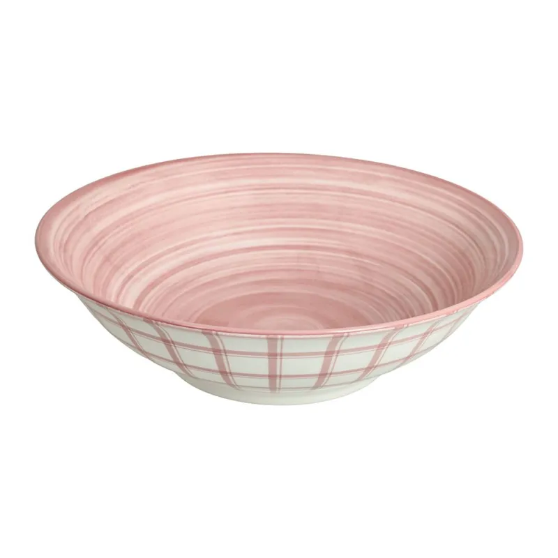 Insalatiera 25 cm Cottage Porcellana Rosa Promo Stagionale