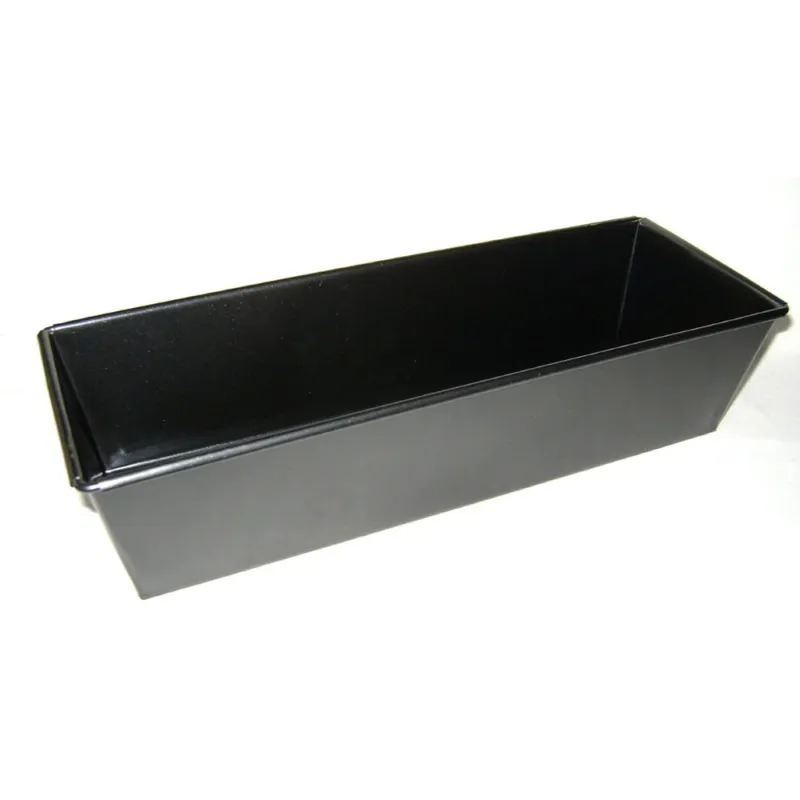 Reso Gratuito Forma Stampo Per Torta 11x7x30cm In Metallo Con Base Antiaderente Colore Nero
