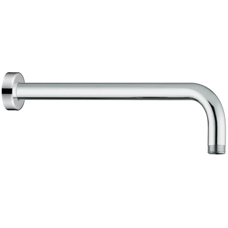 Promo Stagionale Braccio Doccia a Parete 40 cm Design Tondo in Acciaio Cromato Attacco Universale