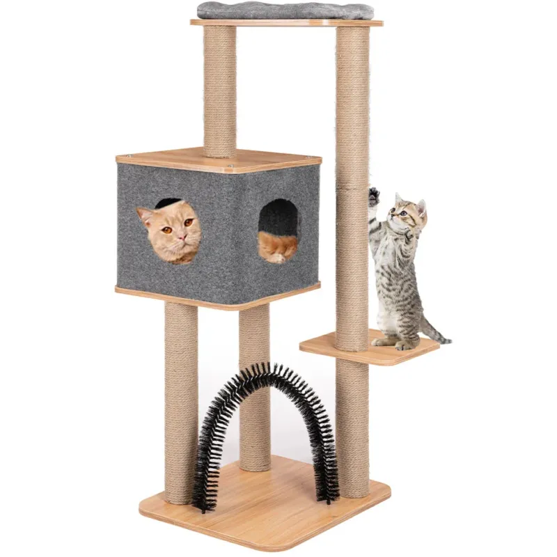 Saldi Tiragraffi Albero 1 Cuccia Coperta Casa Rifugio Graffiatoio Pallina Gatti Felini