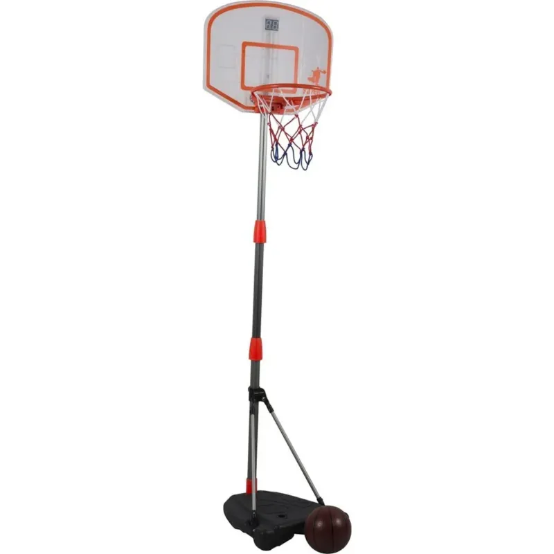 Canestro da Basket Elettronico con Supporto Altezza Regolabile Luce e Suono Occasione