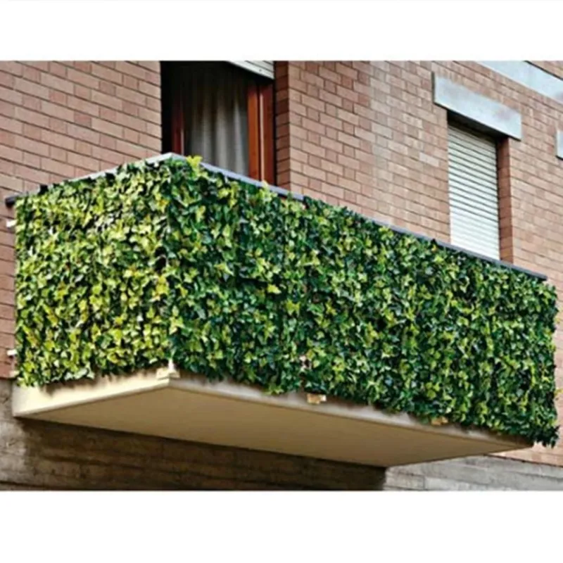 Siepe Artificiale Sintetica 1 x 3 metri Rotolo Anticaduta Rete foglie Edera Super Prezzo