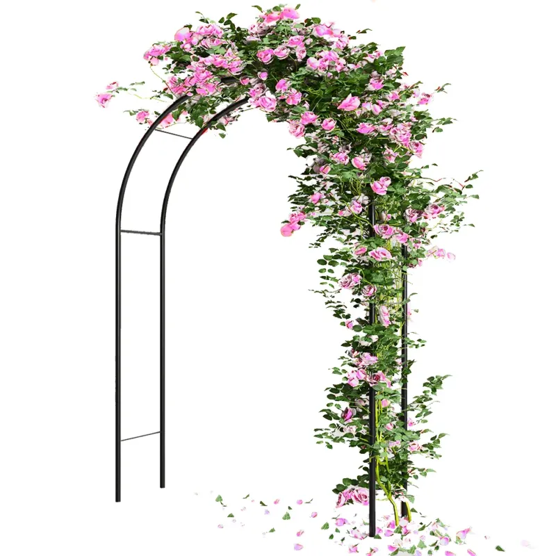 Ultimissimo Modello Arco da Giardino Supporto per Rose Piante Rampicanti in Metallo Altezza 240cm