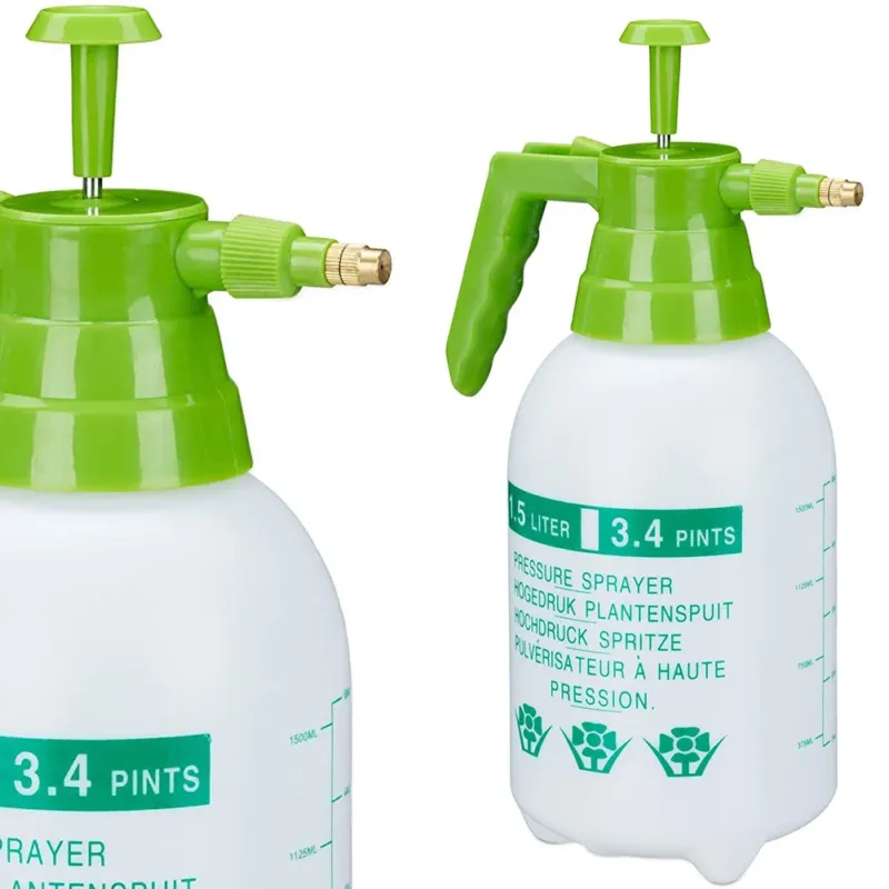 Spedito Oggi Spruzzatore a Pressione 1,5 Lt Ugello Regolabile in Ottone da Giardino Pesticidi