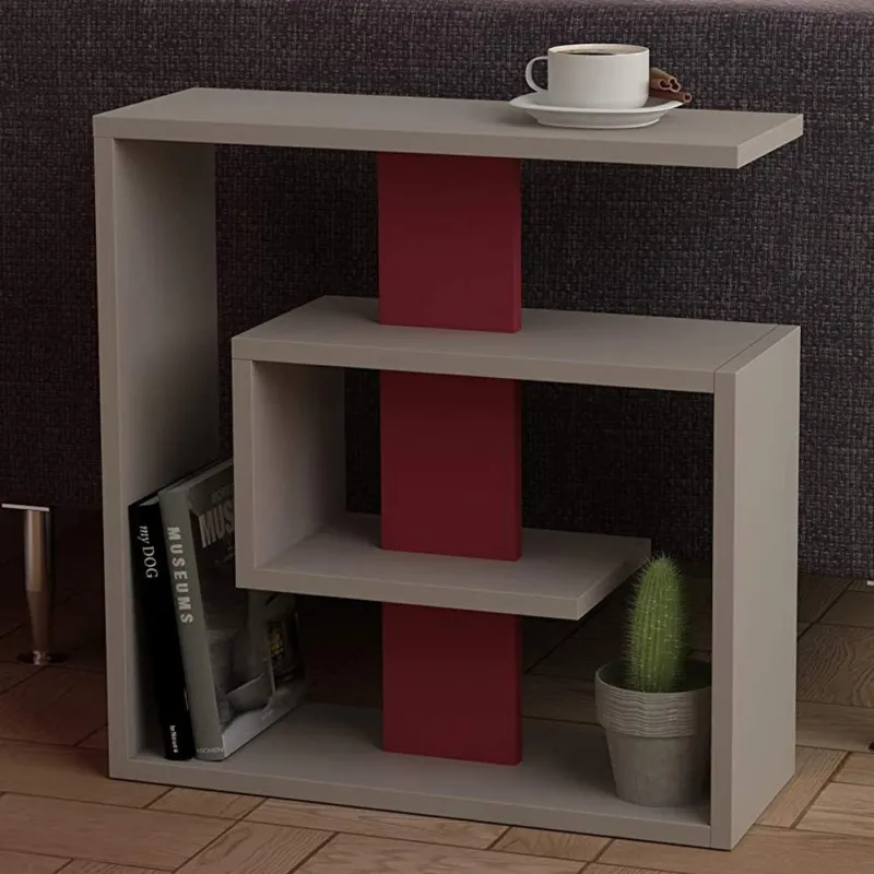 Scelto Dai Clienti Tavolino Design Moderno Mobile Geometrico Arredamento Interno Tortora Bordeaux