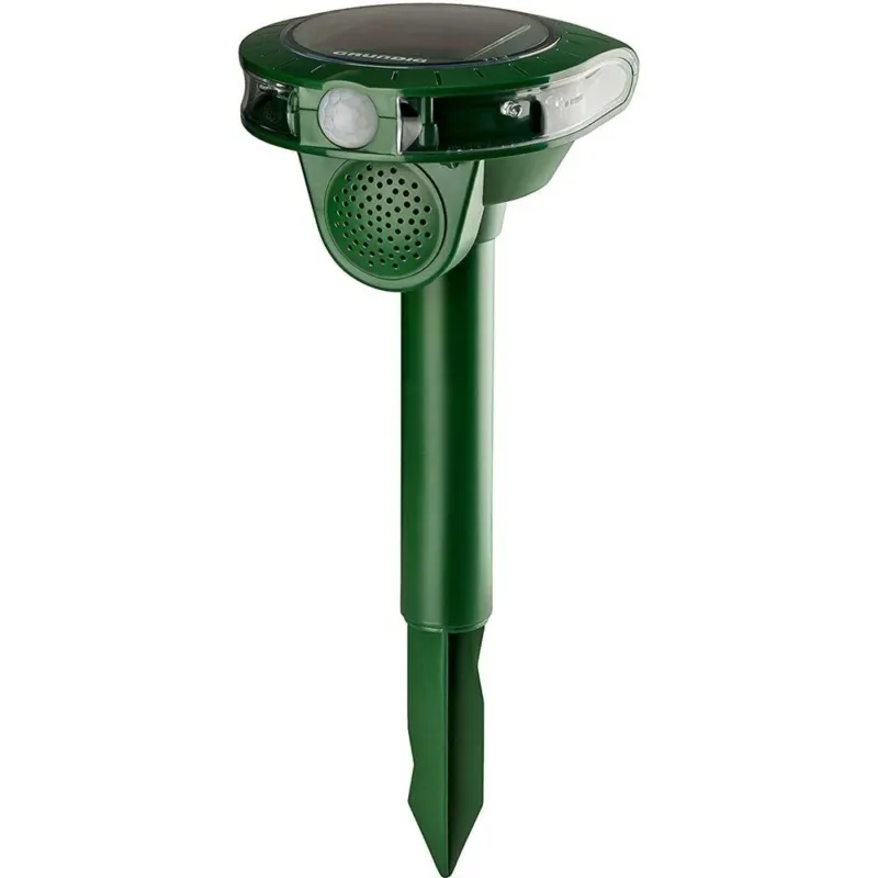 Saldi Dissuasore Repellente Scaccia Topi Animali Solare Insetticida Ultrasuoni con LED