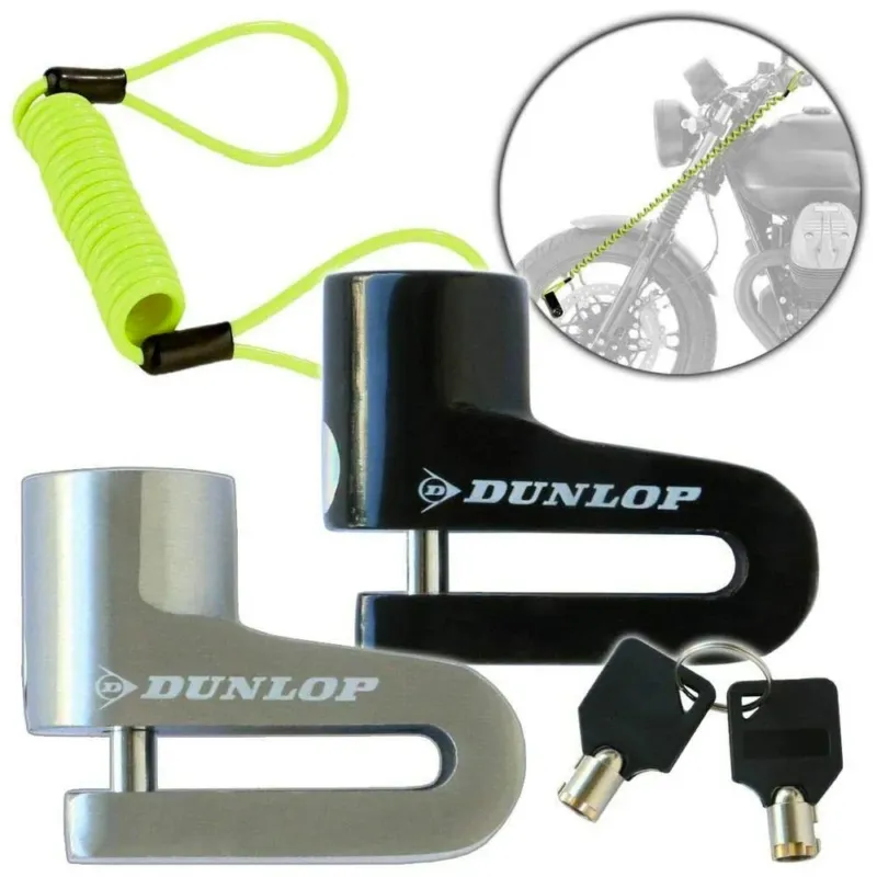 Miglior Prezzo Lucchetto Bloccadisco Disco Moto Antifurto 2 Chiavi in Alluminio Zincato 2 Color