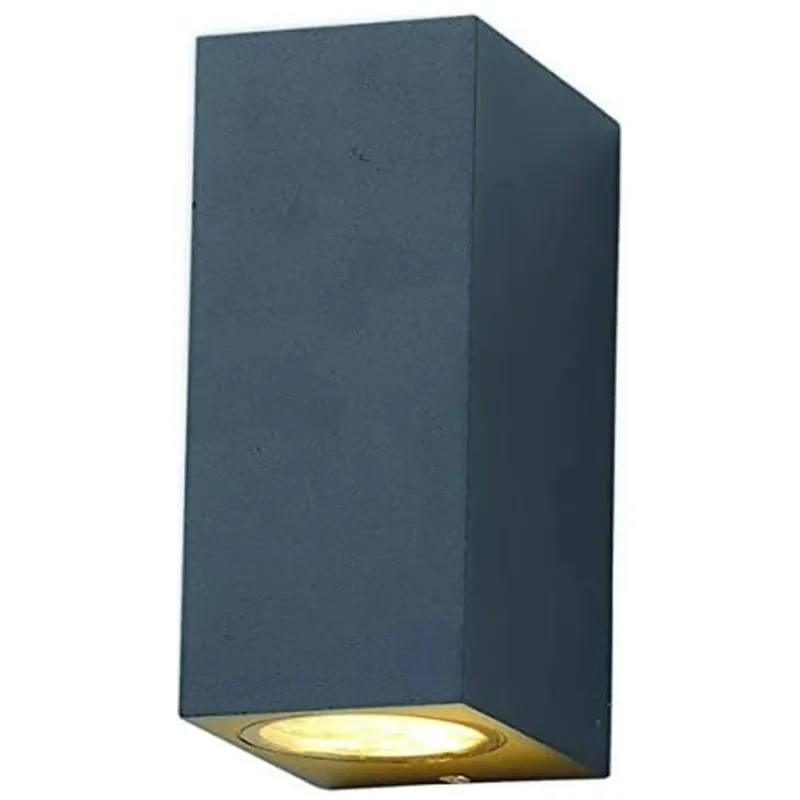Offerta Del Giorno Lampada Paletto Luce Parete Alluminio Applique Illuminazione Esterno 2 Faretti