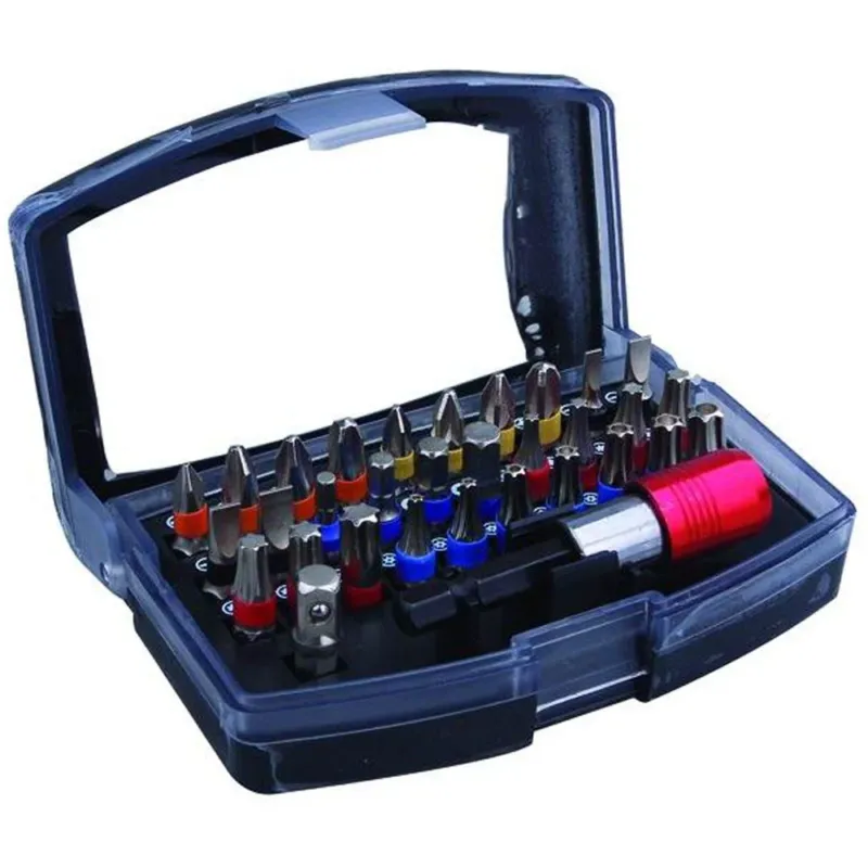 Offerta Lampo Set Inserti per Trapano Avvitatore 32pz Assortiti Punte + Portainserto Magnetico