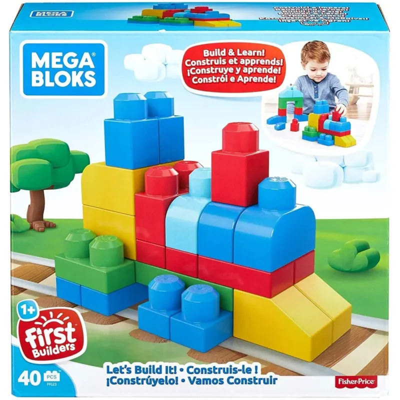 Soddisfatti O Rimborsati Costruzione 40 Blocchi Gioco Mega Blocks In Plastica Multicolore Fisher-Price