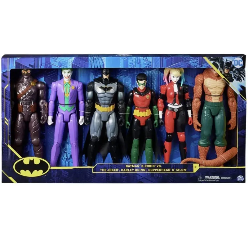 Set 6 Personaggi Dc Batman Action Figures Supereroe Giocattolo Gioco Idea Regalo Economico