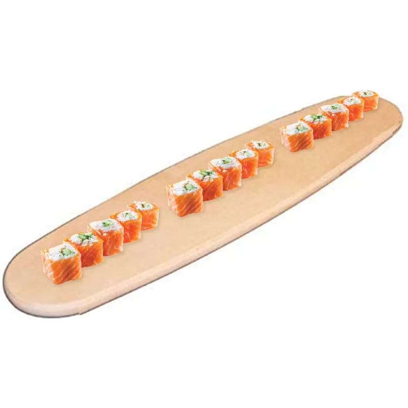 Ordina Subito Tagliere Ovale 52x14cm in Legno di Faggio Vassoio per Sushi Salumi Formaggi