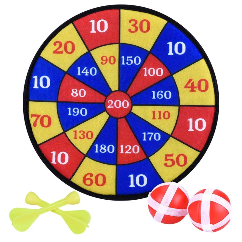 Gioco Tirassegno Tiro al Bersaglio Soft con Freccette e Palline a Strappo 36cm Offerta Del Giorno