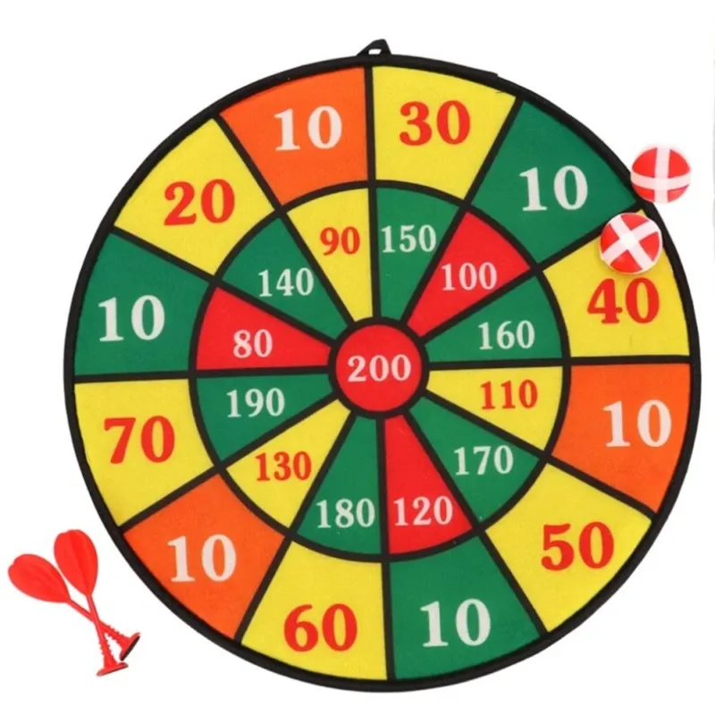 Ultimissimo Modello Gioco Tirassegno Tiro al Bersaglio Soft con Freccette e Palline a Strappo 42cm