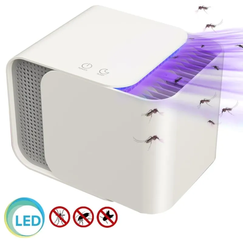 Quantità Limitata Zanzariera Elettrica Aspirante Luce UV LED Anti Zanzare Insetti con Attrattore
