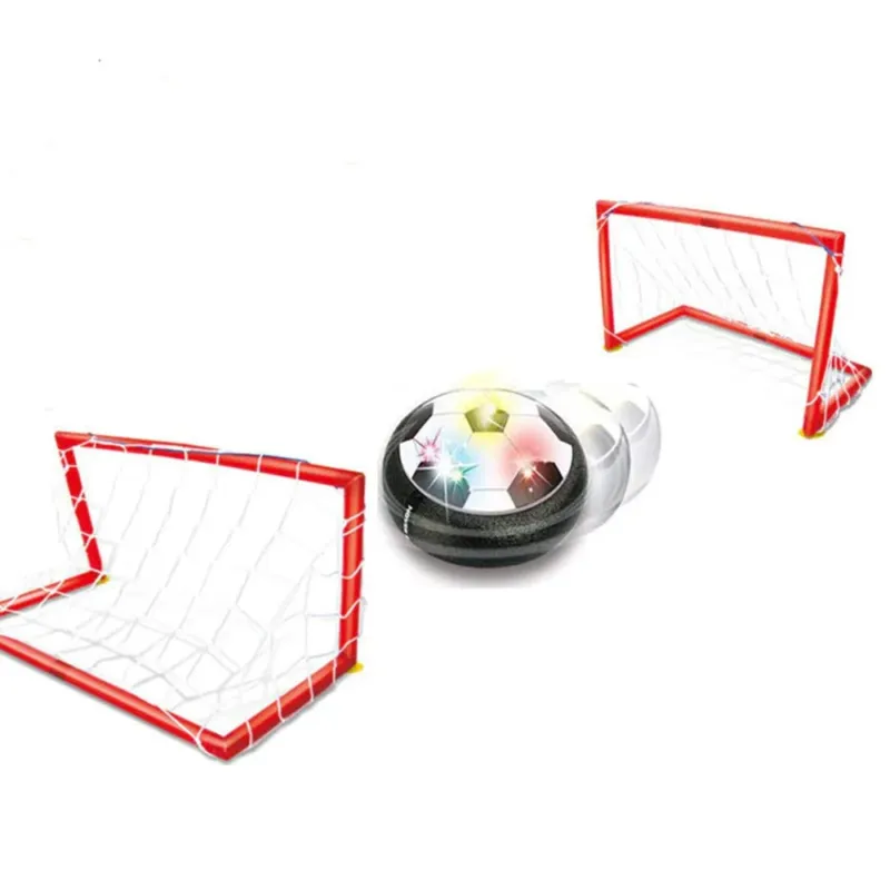 Nuovo Arrivo Pallone Calcio Fluttuante Disco Palla Air Soccer con Luci Suoni e 2 Porte