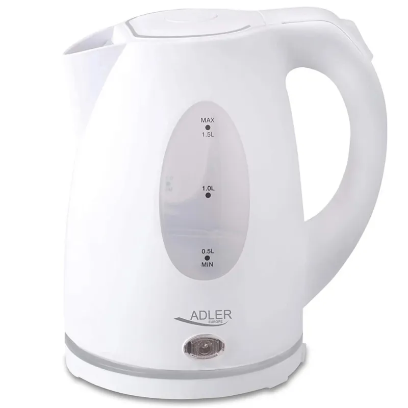 Vendita Finale Bollitore Elettrico 1,5Lt 2000W Acqua Calda da Viaggio Cordless Senza Filo Adler