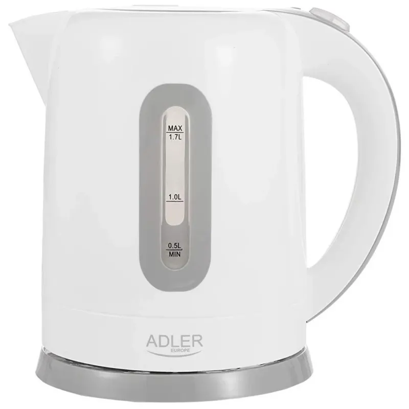 Professionale Bollitore Elettrico 1,7Lt 2200W Acqua Calda da Viaggio Cordless Senza Filo Adler