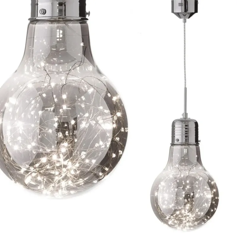 Più Venduto Lampadario Sospensione 30cm Design Moderno Lampada Paralume LED Cristallo Metall