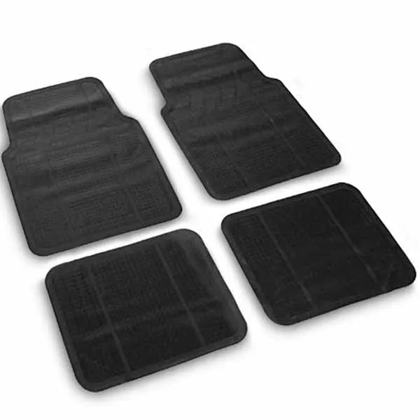 Tappetini Per Auto Universali Gomma Set 4 Pz Tappeti Antiscivolo Nero All Ride Più Venduto