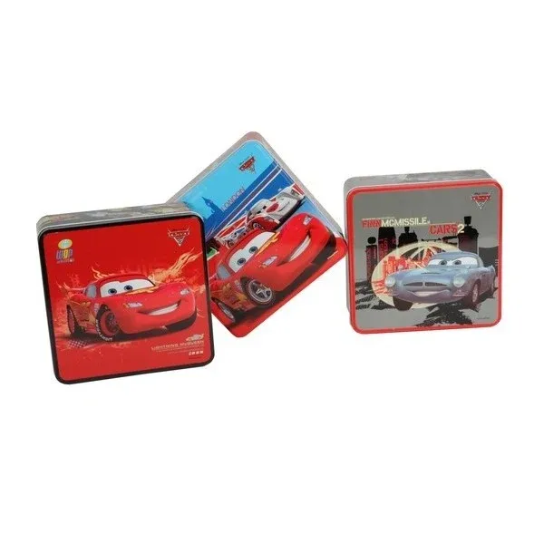 Offerta Lampo Scatola in metallo di Cars 2 20 x 20 x 8,2 cm