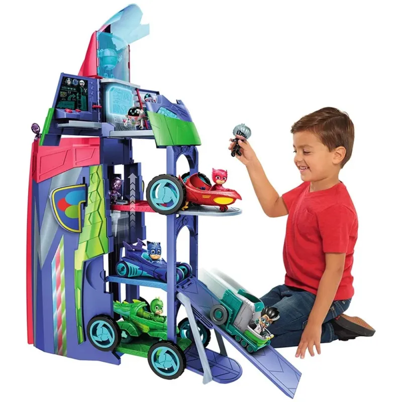 PJ Masks Quartier Generale 2in1 Si Trasforma Con Luci e Suoni e Personaggi Novità