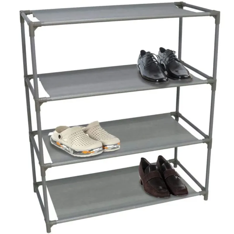 Nuova Collezione Scarpiera Porta Scarpe Salvaspazio 4 Ripiani Moderna Dimensioni 60 x 30 x 66 cm