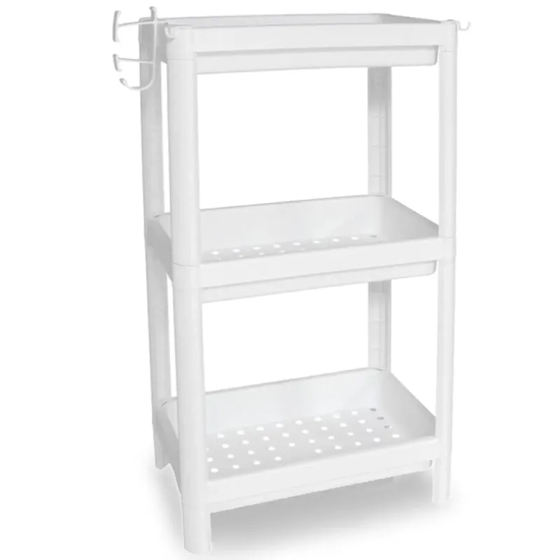 Ordina Subito Mobile da Bagno Armadietto Portasciugamani 3 Ripiani Scaffali Colore Bianco