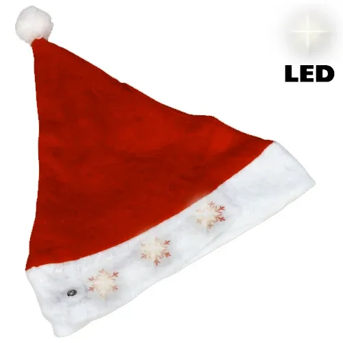 Compra Online Cappello Di Babbo Natale Con Luci LED Diversi Modelli Natale Feste Travestimenti