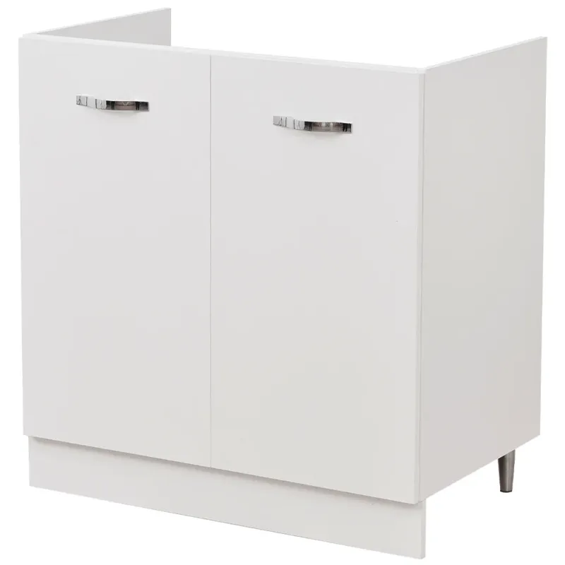 Mobile Sottolavello per Cucina Componibile Mobiletto Colore Bianco 2 Ante Offerta Lampo