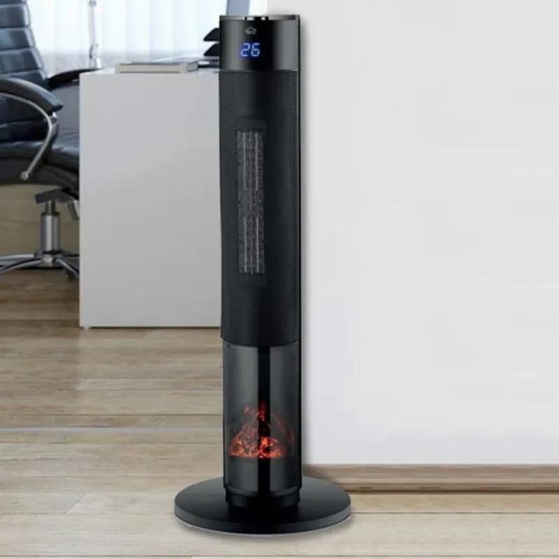 DCG Stufa Elettrica Termoventilatore a Torre Verticale Colore Nero 2000W Potenza Compra Adesso