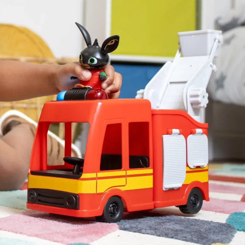 Ultima Occasione Camion dei Pompieri Bing con Effetti Luminosi e Suoni Action Figure Idea Regalo