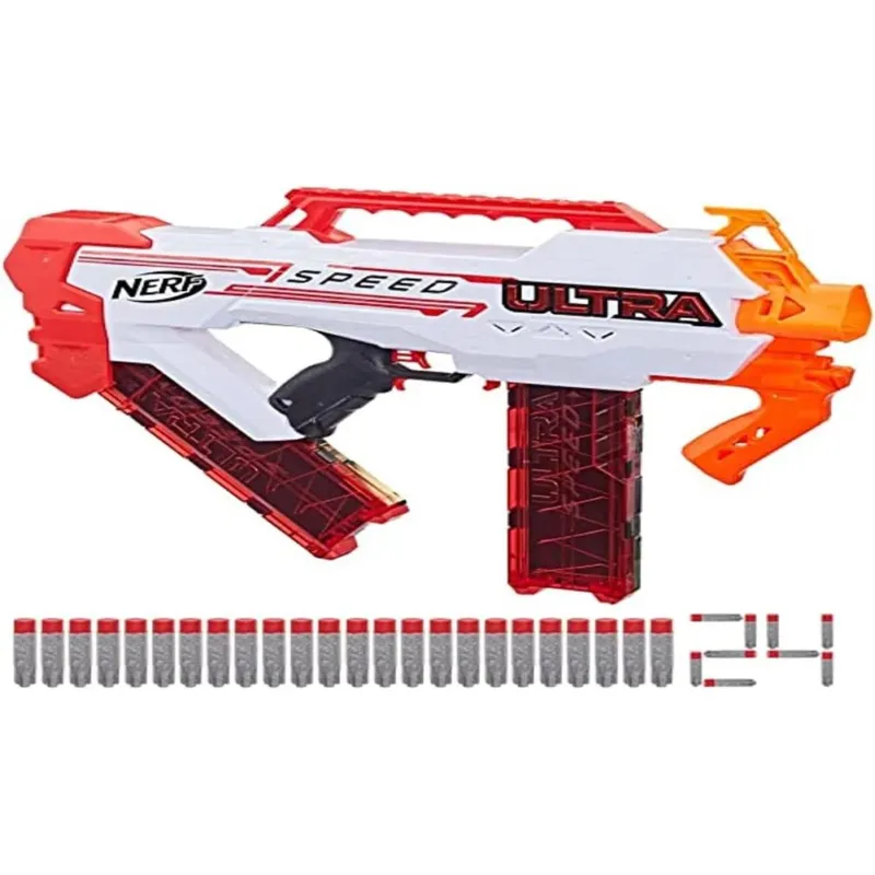 Hasbro Nerf Ultra Speed Blaster Motorizzato 24 Dardi AccuStrike Ultra Idea Regalo Più Venduto