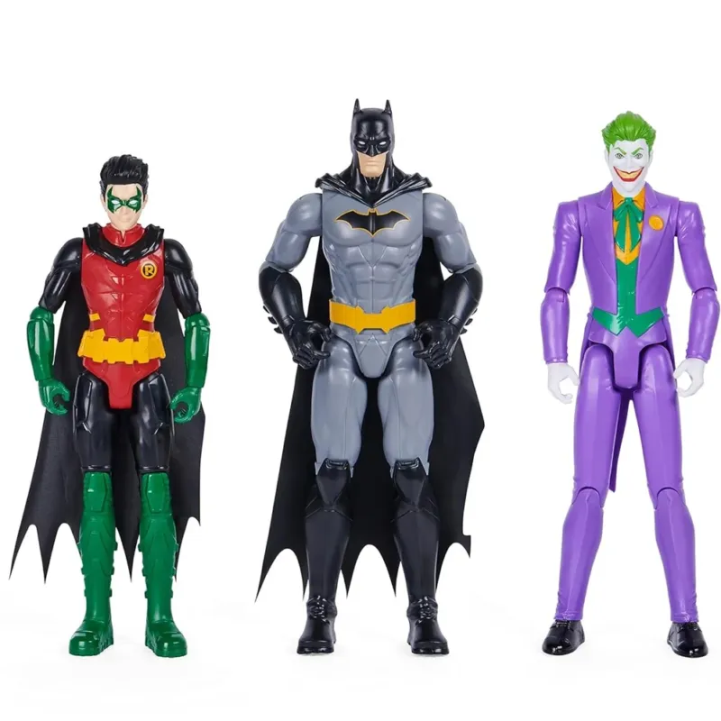 Nuovo Arrivo Set 3 Personaggi DC Comics 11 Punti Articolazione Joker Batman Robin Idea Regalo