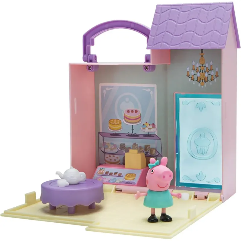Peppa Pig Wutz Fortnite Set da Costruzione con Personaggio Gioco Idea Regalo Novità