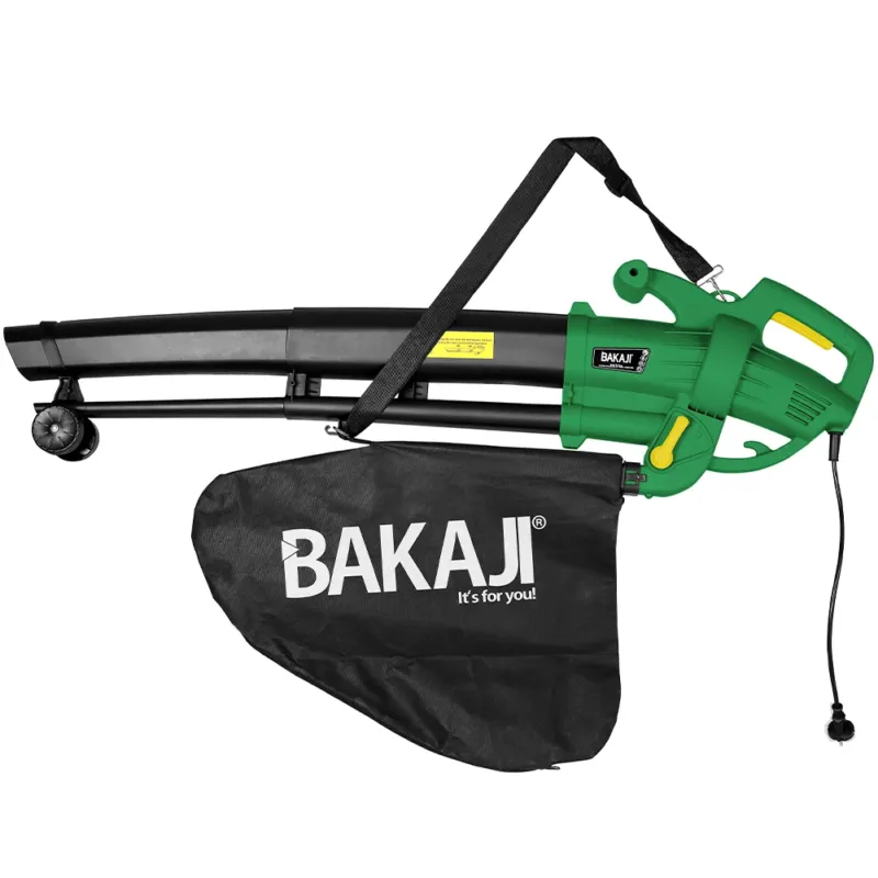 Di Tendenza Aspirafoglie Elettrico Giardino 3 in 1 Trituratore Soffiatore Sacco Raccolta 45L