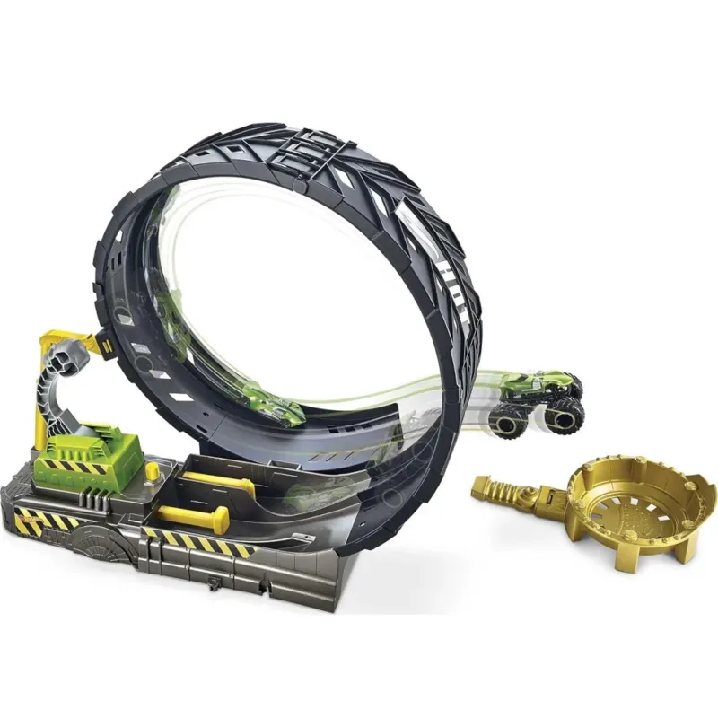 Ultima Occasione Hot Wheels Playset Sfida Loop Monster Truck Macchina Pista Acrobatica Lanciatore
