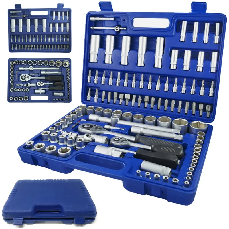 Kit Chiavi a bussola Cricchetto Set in Valigetta 108 Pezzi Attrezzi da Lavoro CV A Buon Prezzo
