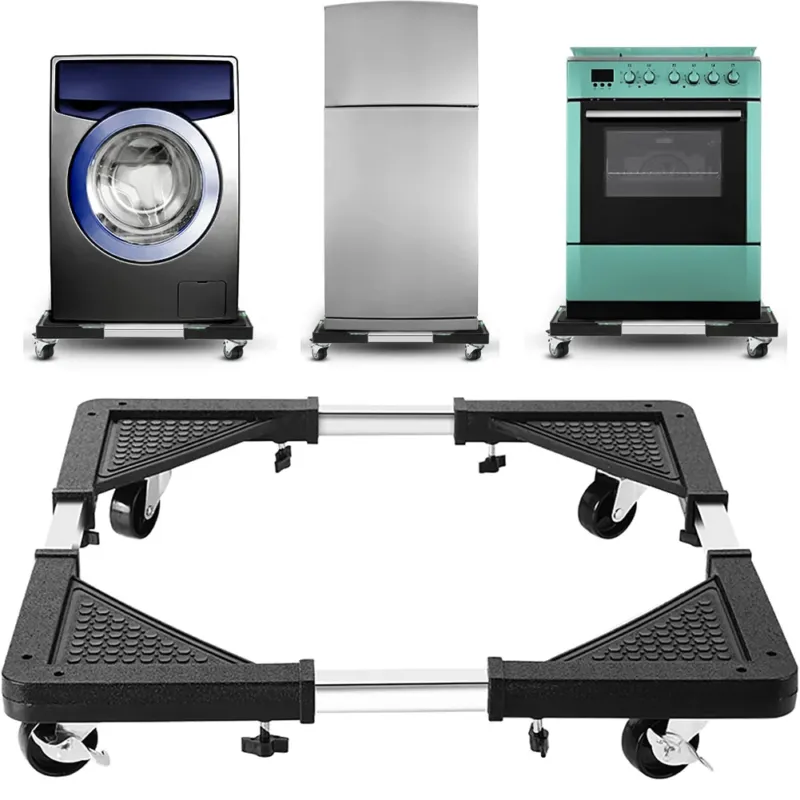 Base Supporto Regolabile per Lavatrice Lavastoviglie Elettrodomestici 4 Ruote Prezzo Ridotto