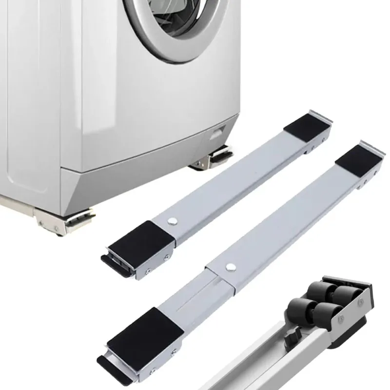 Base Lavatrice con Ruote Set 2 barre Sposta Mobili Frigorifero Asciugatrice Offerta