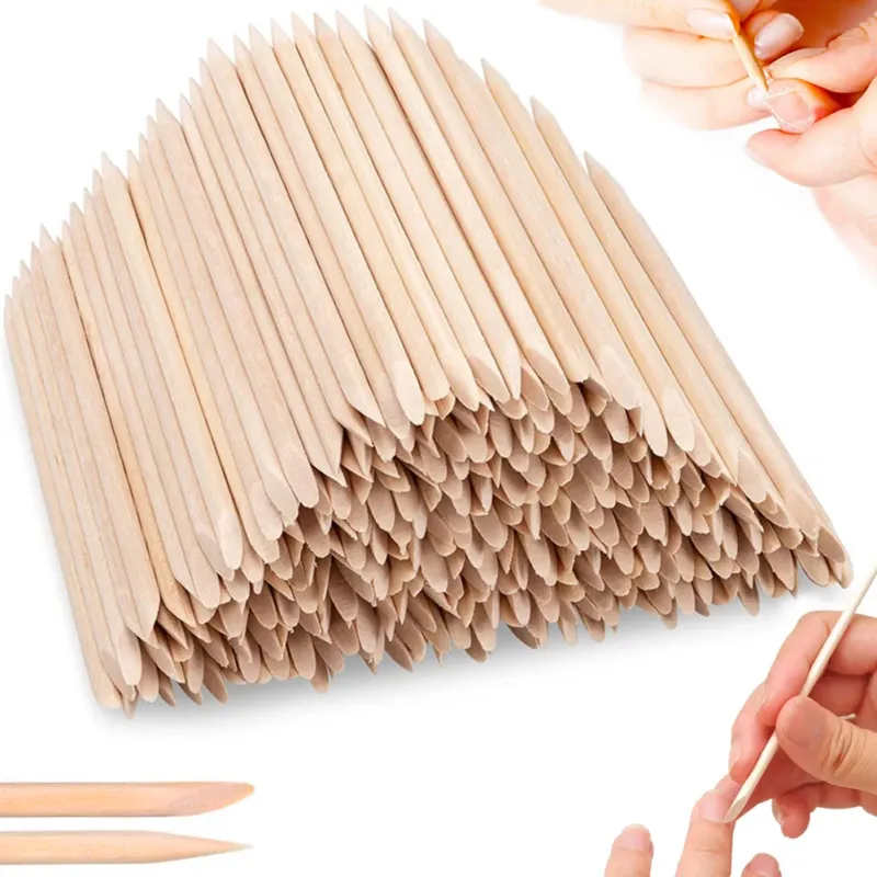Compra Online Set 300 Pezzi Bastoncini Spingi Cuticole in Legno Multifuzione Unghie Manicure