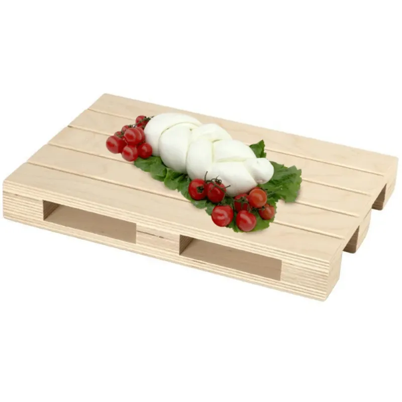 Tagliere a Forma di Pallet in Legno Pedana 20 x 30 cm Antipasti Affettati Salumi Esclusivo