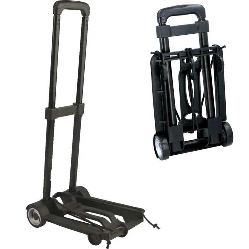 Subito Disponibile Carrello Pieghevole Porta Valigie Maniglia Estensibile Portata 40 kg Portapacchi