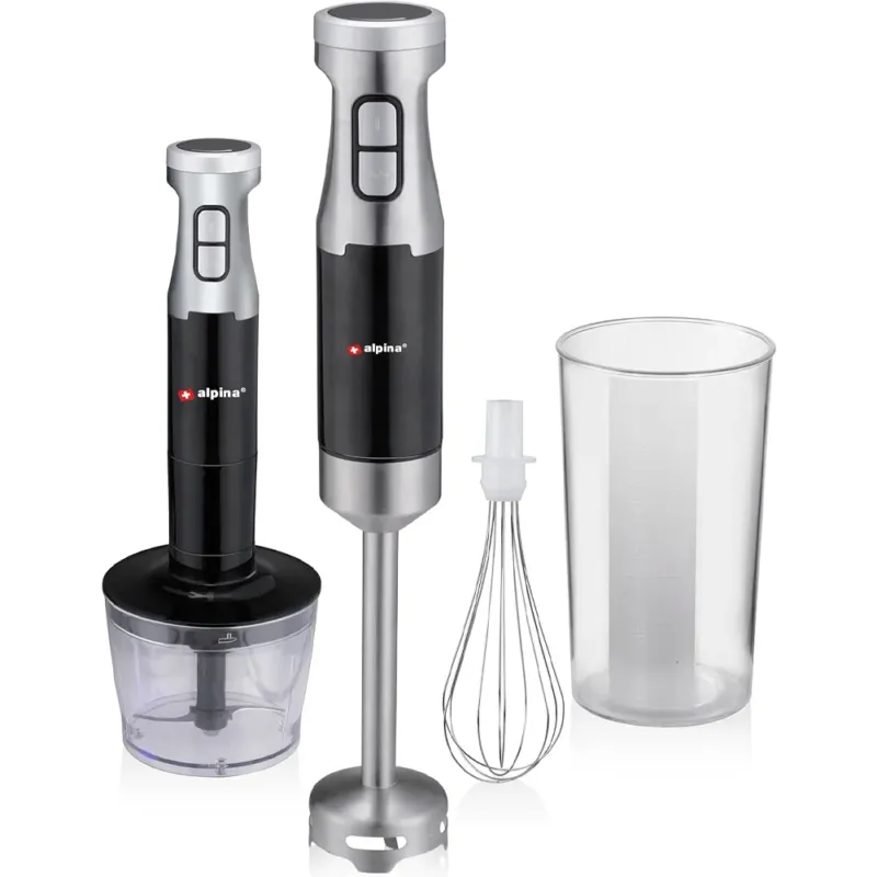 Frullatore a Immersione con Tritatutto 1000W Mixer Misurino e Frusta 2 Velocità Ultimissimo Modello