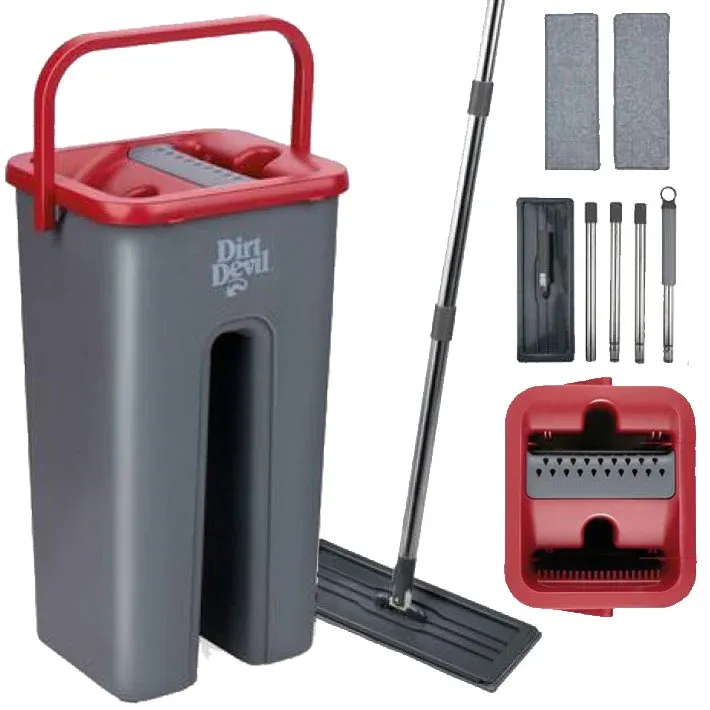Bestseller Lavapavimenti con Secchio da 6 Litri e Accessori Mop Mocio Scopa Lava Pavimenti