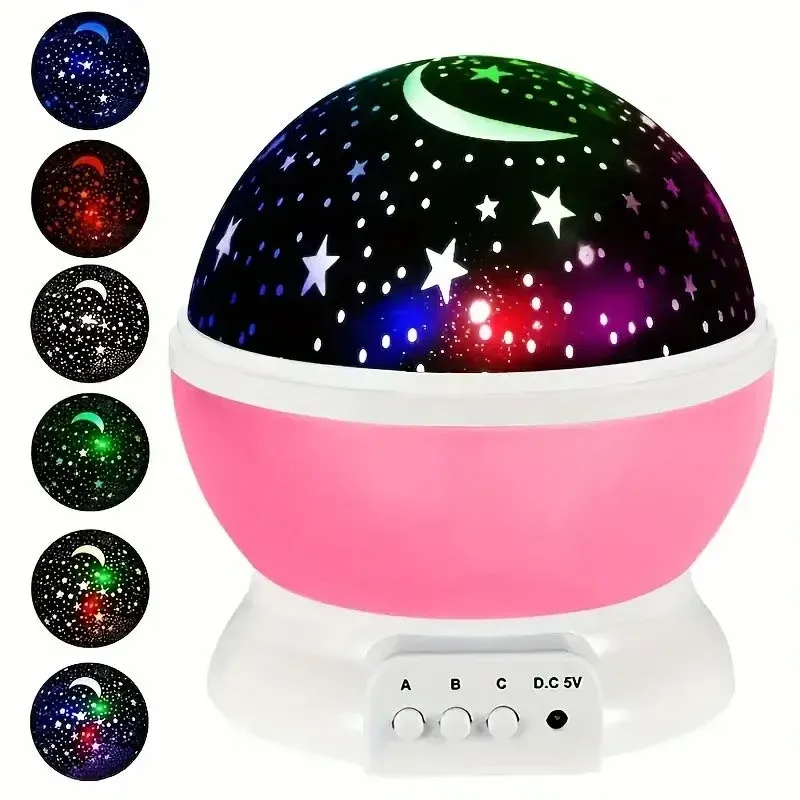 Reso Gratuito Proiettore di Luci e Stelle Atmosfera Galassie Colore Rosa Luce Cameretta